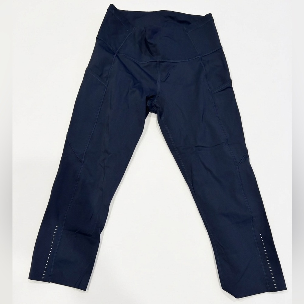 Women’s Lululemon Speed Up Crop 21" - True Navy - Size 8